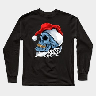 Marry Christmas Skeleton Long Sleeve T-Shirt